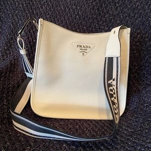 Prada leather hobo bag